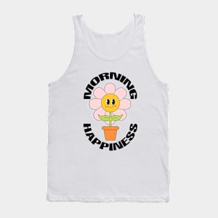 retro cartoon flower Tank Top